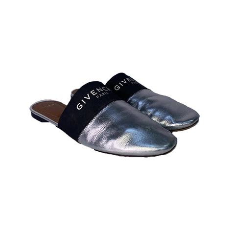 givenchy mules silver|givenchy mules sale.